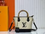 Louis Vuitton Raffia Petit Bucket Tote