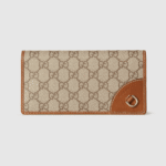 GUCCI Emblem continental wallet