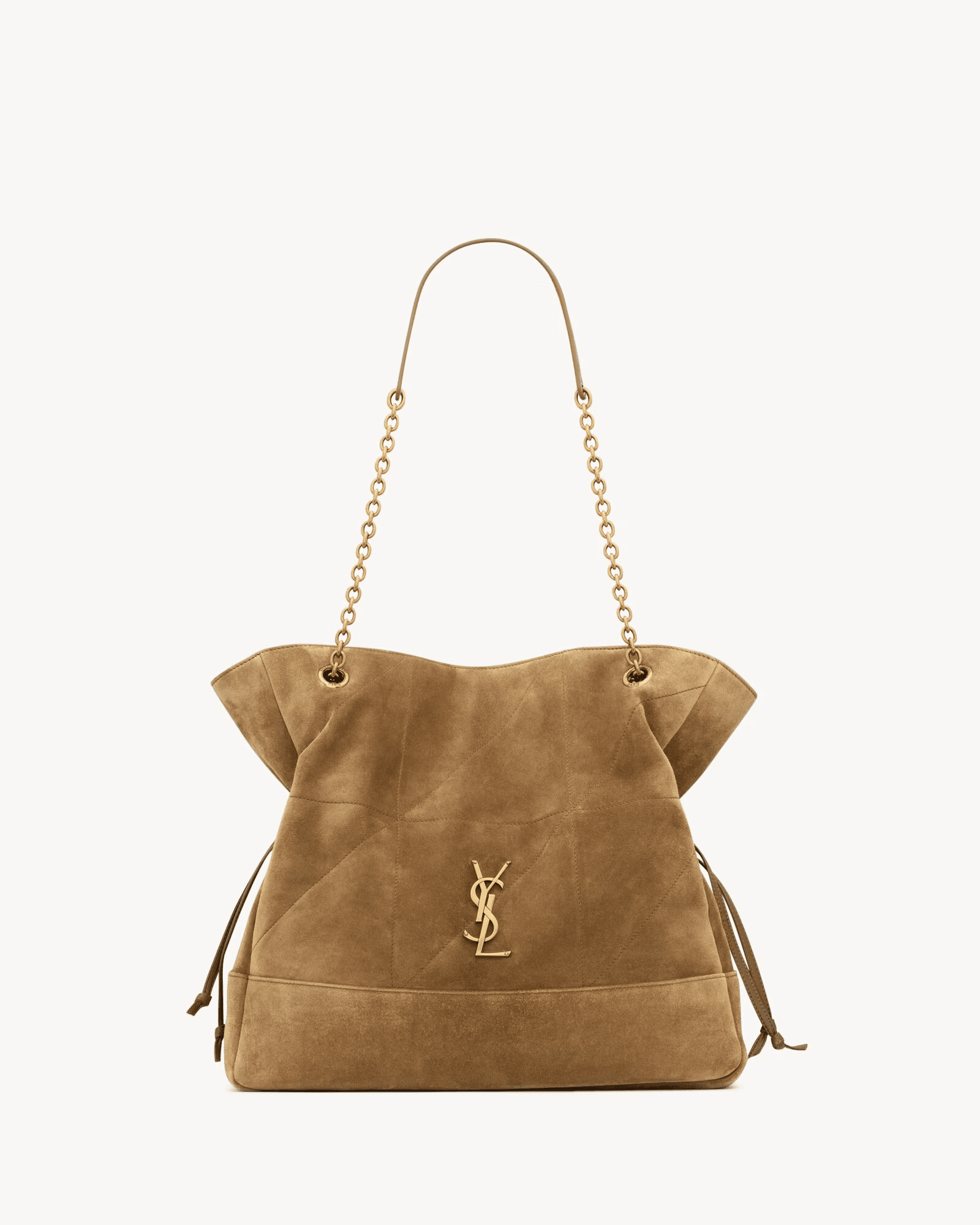 aa0207586244ee42ac4c8c8f2727fd30 SAINT LAURENT JAMIE SHOPPING IN SUEDE - Image 1