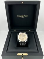 Audemars Piguet Royal Oak 15407ST.OO.1220ST.02 Double Balance Wheel  Stainless Steel Openworked Pink Gold-Toned Dial 41mm - Image 5