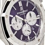 Audemars Piguet Royal Oak 26331BC.GG.1224BC.01 Chronograph Purple Dial Frosted White Gold - Image 3