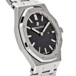 Audemars Piguet Royal Oak 67650ST.OO.1261ST.01 Lady Quartz Steel Black Dial - Image 3