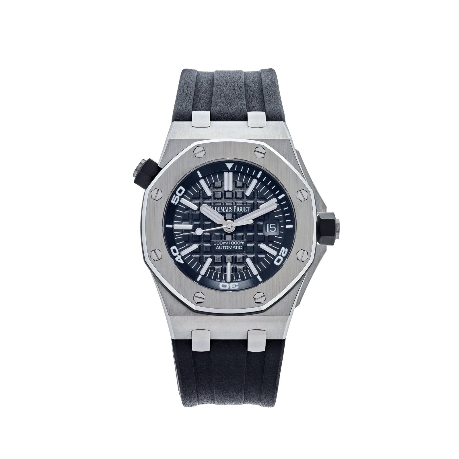audemars-piguet-royal-oak-offshore-diver-42mm-steel-black-dial-15703st-oo-a002ca-01-audemars-piguet-40259461349620 Audemars Piguet Royal Oak Offshore 15703ST.OO.A002CA.01 Diver Steel Black Dial - Image 1