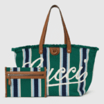 GUCCI EMBROIDERED MEDIUM CANVAS TOTE BAG - Image 3