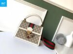 Gucci Queen Margaret Top Handle Bag GG Coated Canvas with Leather Small - Image 2