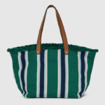 GUCCI EMBROIDERED MEDIUM CANVAS TOTE BAG - Image 5