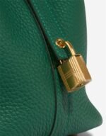 Hermès Picotin Verso 18 Taurillon Clémence / Swift Vert Moyen / Peppermint - Image 5