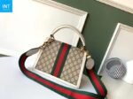 Gucci Queen Margaret Top Handle Bag GG Coated Canvas with Leather Small - Image 4