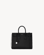 Saint Laurent Small SAC DE JOUR bag in grained leather