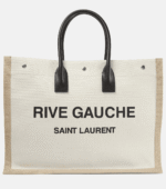 Saint Laurent Rive Gauche Small Tote in Canvas