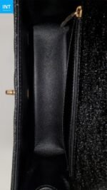 Chanel Top Handle Mini Rectangular, Black Caviar with Matte Gold Hardware - Image 7
