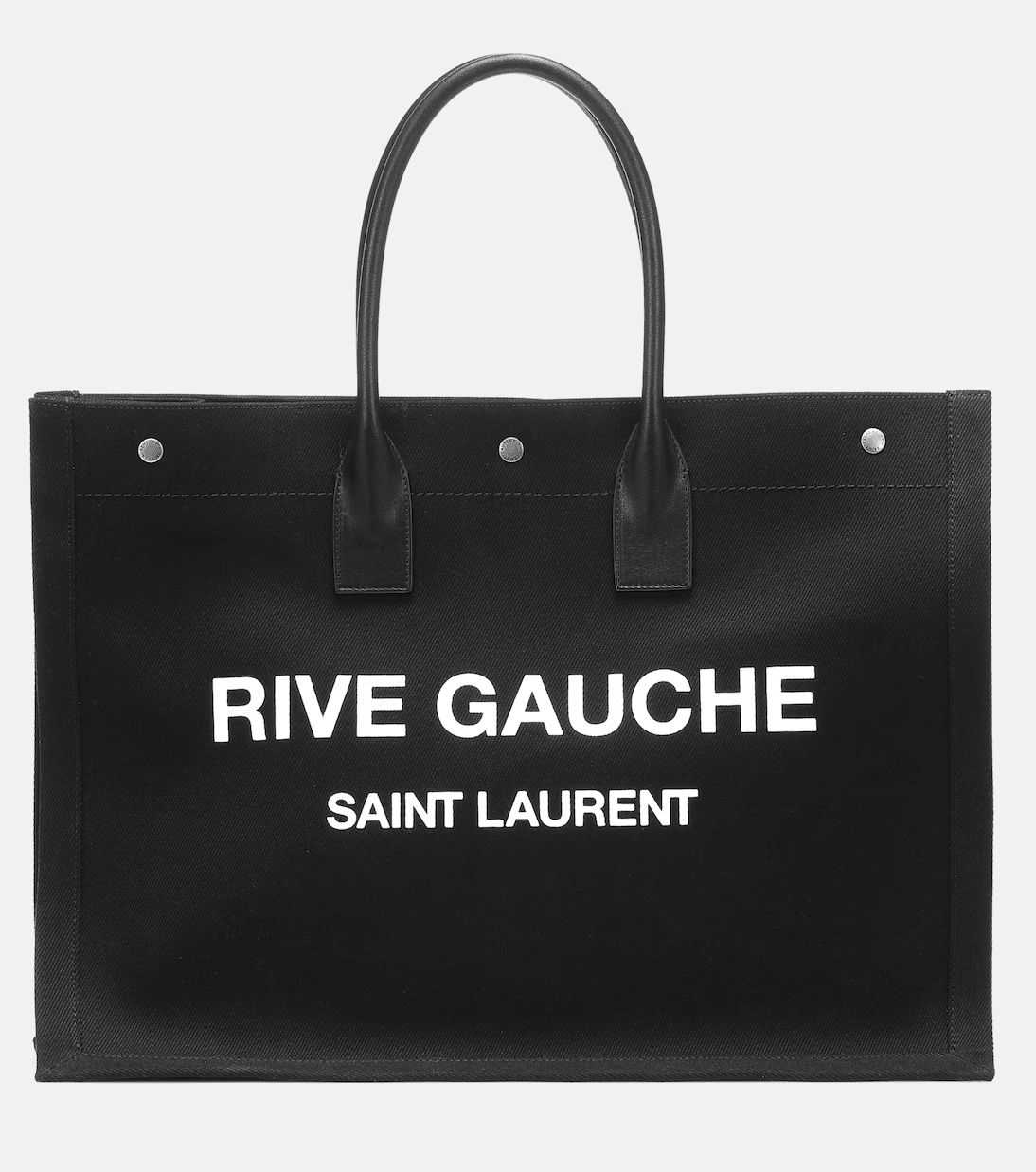 f0932a7c0816c82a3eab31d1d6064923 Saint Laurent Rive Gauche Tote Bag in Canvas - Image 1