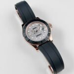 Rolex Yacht-Master 40 126655 Rose Gold Pave Diamond Dial (2023) - Image 2