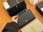 SAINT LAURENT LAMBSKIN CASSANDRE CHAIN WALLET - Image 8
