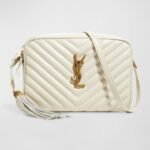 Saint Laurent Lou Medium YSL Camera Bag with Tassel in Quilted Leather
