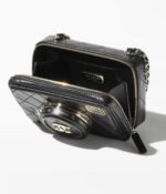 CHANEL CAMERA BAG Lambskin Black - Image 4