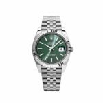 Rolex Datejust 41 126334 Stainless Steel Green Dial Jubilee (2022)