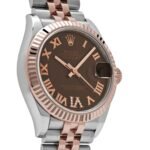 Rolex Datejust 31 278271 ‘Ladies’ Rose Gold Stainless Steel Roman Chocolate Dial Jubilee (2024) - Image 4