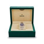Rolex Datejust 31 278381RBR ‘Ladies’ Stainless Steel Rose Gold Aubergine Purple Dial Diamond Bezel Oyster (2022) - Image 7