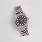 Rolex Datejust 36 126231 Rose Gold Stainless Steel Black Diamond Dial - Image 4