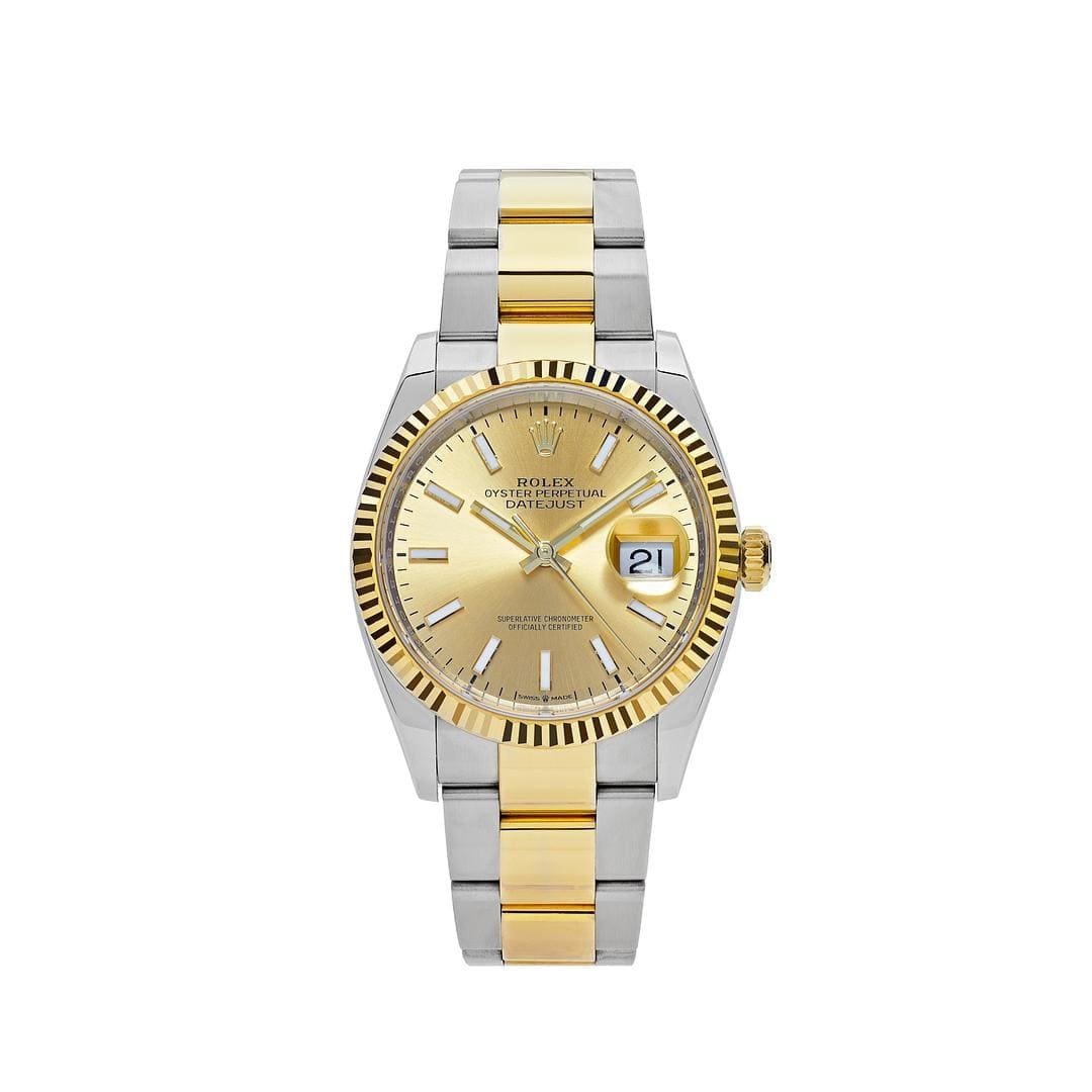 rolex-datejust-41-126333-stainless-steel-yellow-gold-champagne-dial-oyster-rolex-40560954474740 Rolex Datejust 41 126333 Stainless Steel Yellow Gold Champagne Dial Oyster (2023) - Image 1