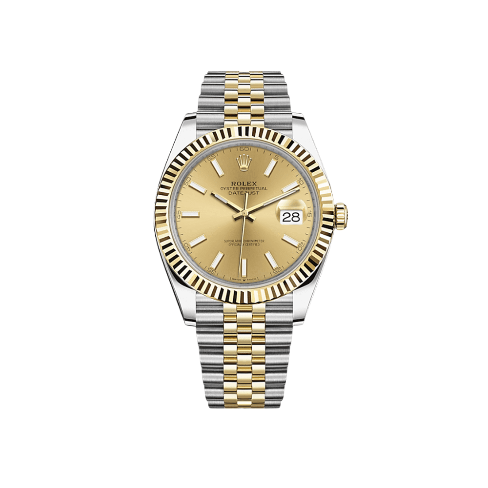 rolex-datejust-41-yellow-gold-steel-champagne-dial-jubilee-126333-rolex-40268548145396 Rolex Datejust 41 126333 Yellow Gold Stainless Steel Champagne Dial Jubilee (2022) - Image 1