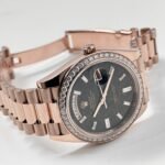 Rolex Day-Date 40 228345RBR Rose Gold Eisenkiesel Dial Diamond Bezel (2023) - Image 5