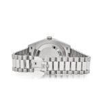 Rolex Day-Date 40 228396TBR Platinum Ice Blue Arabic Dial Diamond Bezel - Image 6