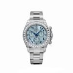 Rolex Daytona 116576TBR Platinum Diamond Ice Blue Arabic Dial