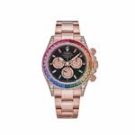 Rolex Daytona 116595RBOW ‘Rainbow’ Rose Gold Black Dial Sapphire Bezel (2022)