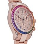 Rolex Daytona 116595RBOW ‘Rainbow’ Rose Gold Pave Diamond Dial Sapphire Bezel (2022) - Image 3