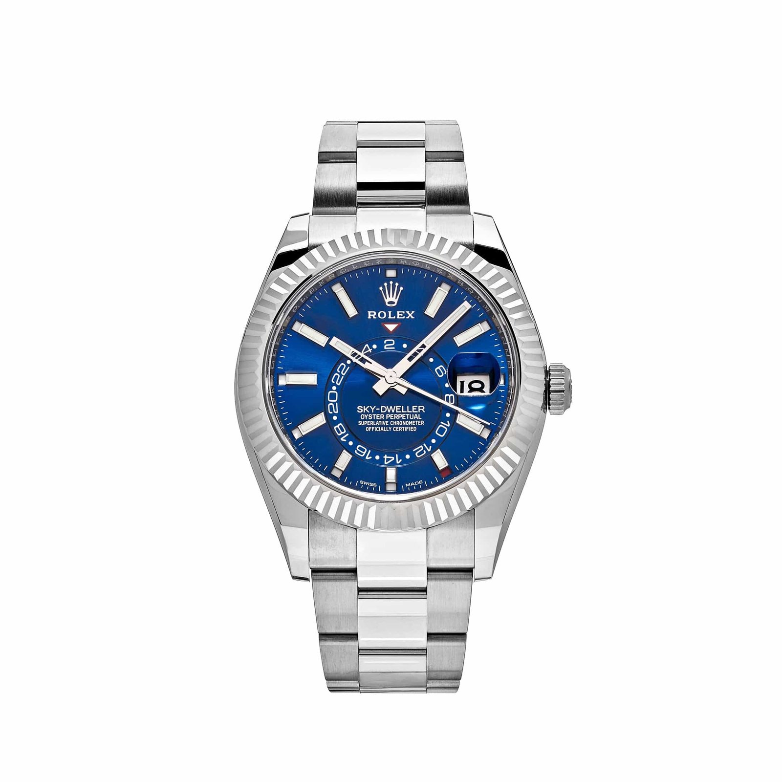 rolex-sky-dweller-42mm-stainless-steel-blue-dial-326934-2021-rolex-40271005876468 Rolex Sky-Dweller 326934 Stainless Steel Blue Dial (2020) - Image 1