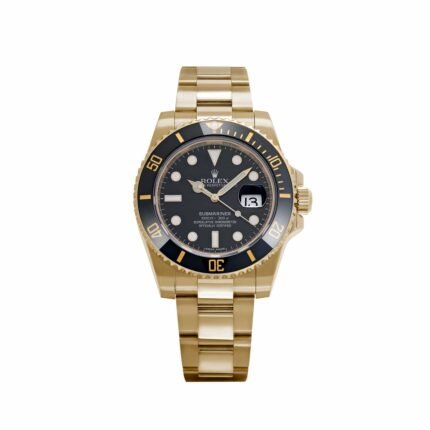 Rolex Submariner Date 116618LN Yellow Gold Black Dial (2015)