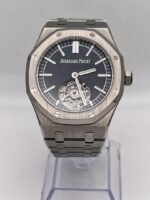 Audemars Piguet Royal Oak Selfwinding Flying Tourbillon 26730TI.OO.1320TI.01 ’50th Anniversary’ Titanium Blue Dial - Image 6