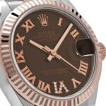 Rolex Datejust 31 278271 ‘Ladies’ Rose Gold Stainless Steel Roman Chocolate Dial Jubilee (2024) - Image 5