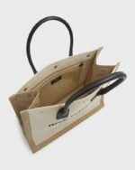 Saint Laurent Rive Gauche Small Tote in Canvas - Image 5