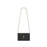 SAINT LAURENT LAMBSKIN CASSANDRE CHAIN WALLET