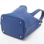Hermès Taurillon Clemence Picotin 18 Bleu Royal with Palladium Hardware - Image 2